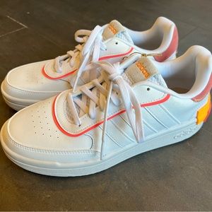 Adidas Postmove SE women’s 8.5 White, pink and orange.